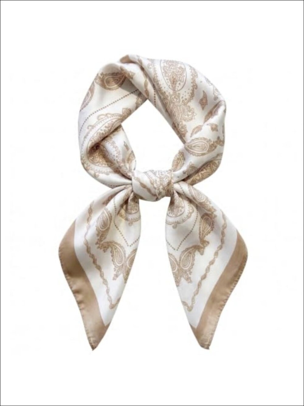 Satin Silk Square Hair Scarf Bandana Head Wrap Neck Scarf 27.5"